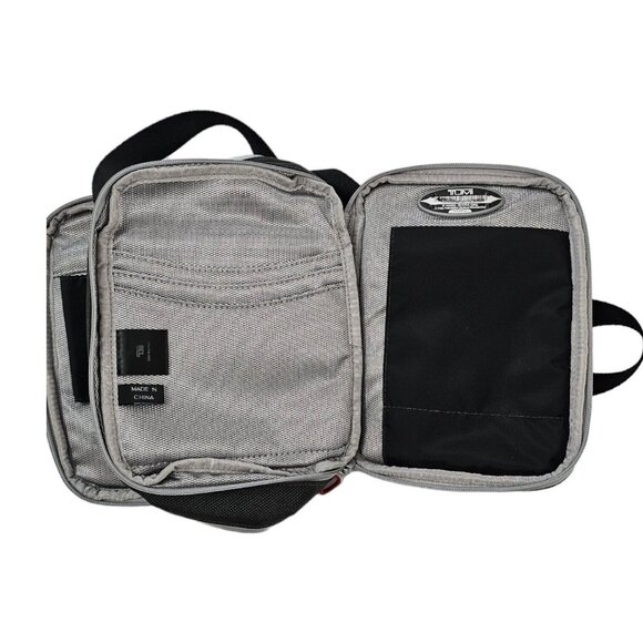 Tumi Ducati Crossbody Shoulder Bag 6516Rce Collaboration Black & Red Axis Map - Picture 8 of 9